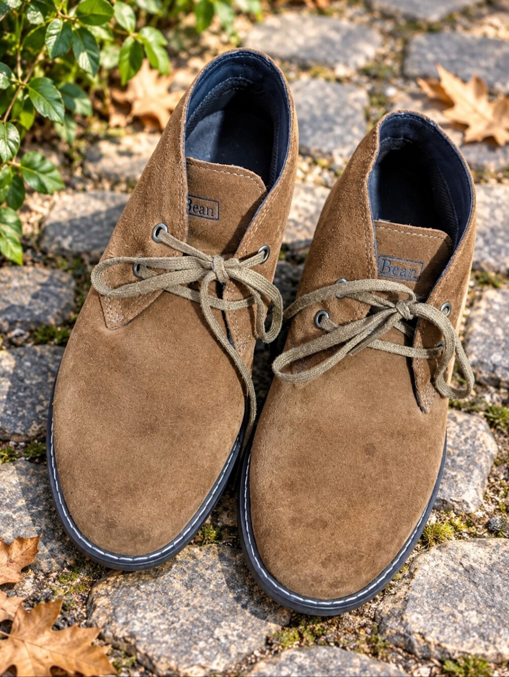 L.L Bean Stonington Brown Suede Leather Chukka Outdoors Boots Mens Sz 7.5